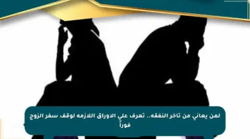 لمن يعاني من تأخر النفقة.. تعرف على الأوراق اللازمة لوقف سفر الزوج فوراً